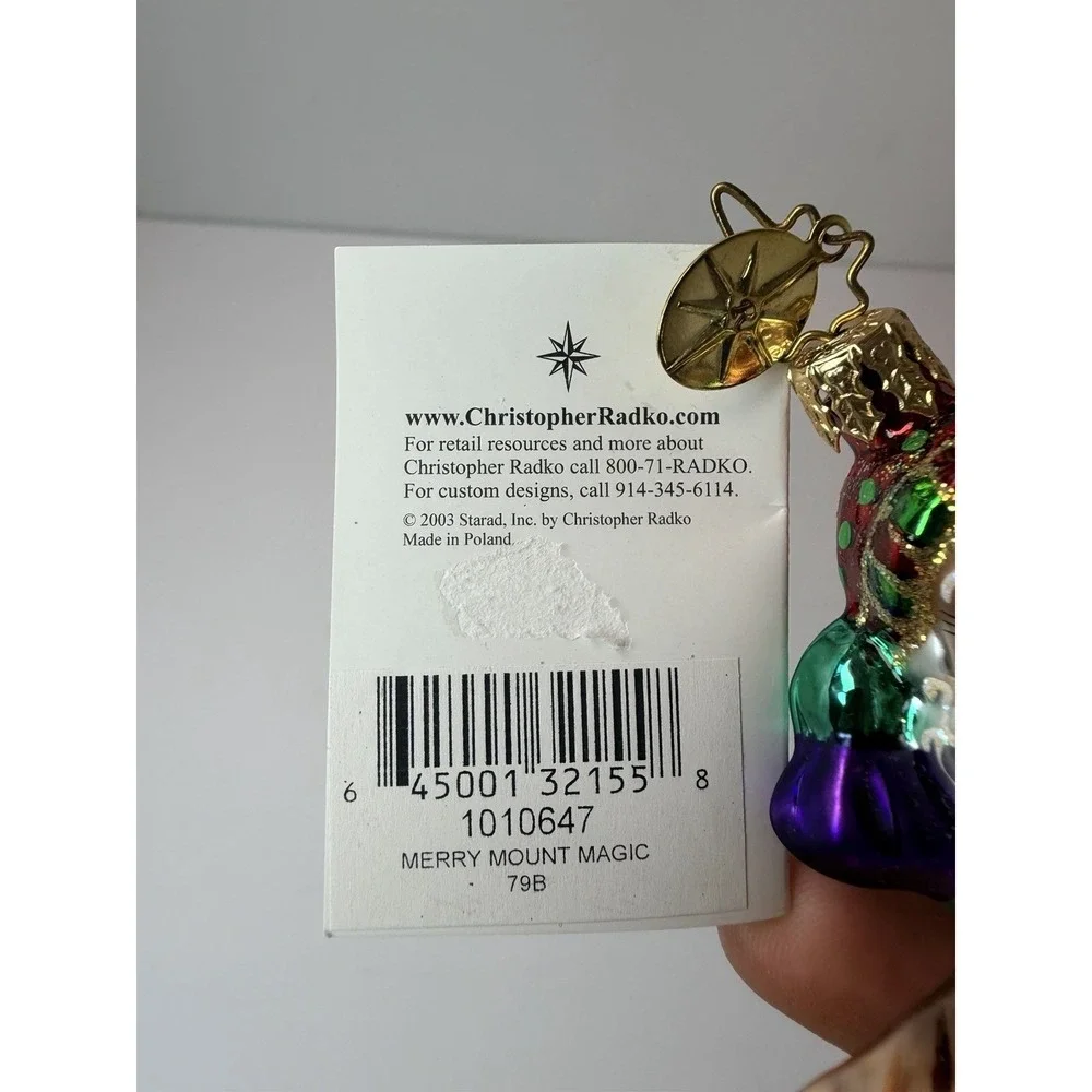 Christopher Radko Ornament 5